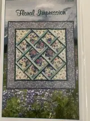 ‘Floral Impression’ Quilt Pattern 2003 By Lori Lorentz Canyon Creek Fabrics