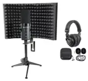 Rockville ROCK-STREAM PRO Gaming Recording Mic USB Microphone+Headphones+Shield
