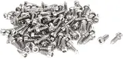 uxcell 100 Pcs M2.6x8mm Stainless Steel Hex Socket Cap Head Self Tapping Screws