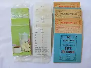 VINTAGE UNUSED CONTRACT BRIDGE TALLY SHEETS AND SCORECARDS