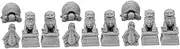 GANAZONO 3sets Crafted Sandstone Guardian Lion Turtle Statues Miniature Landscape Decorations 4pcs*3