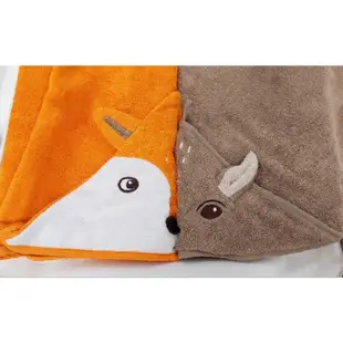[ikea正版代購] 狐狸/鹿 浴巾附帽兜/寶寶浴巾帽兜/斗篷造型浴巾