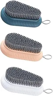 [HEALEEP] Multi-Purpose Shoe Cleaning Brush Laundry Brush Long Handled Loop Durable for Shoes Clothes