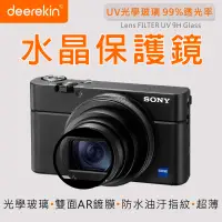 在飛比找PChome24h購物優惠-deerekin UV水晶鏡頭保護鏡 (SONY RX100