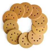 WORKPRO 150PCS 5" Sanding Discs 8-Hole Hook Loop Sander Orbital Sandpaper 60-600