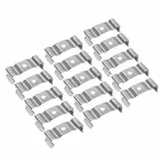 T8 Clips Bracket Hanger for Integrated Tube Light Fixture,Nickel-plated, Pack 15