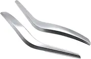 Compatible with X1 E84 Car Interior Left and Right Door Handle Armrest Outer Cover Decoration Replacement 2010 2011 2012 2014 2015 2016(Silver 2PCS Set)