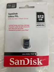 SanDisk 512GB Ultra Fit USB 3.2 Gen 1 Flash Drive 400MB SDCZ430-512G-GAM46 NEW