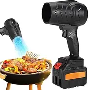 Electronic Air Duster, Handheld Cordless Air Blower, Stepless Speed Adjustable Turbine Fan, Portable Dust Cleaner for Computer Keyboard, Outdoors, Car & Home Cleaning Use
