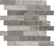 MSI SMOT-GLSIL-6MM 11-13/16" x 11-13/16" Linear Mosaic Sheet - - Tarvos