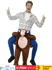 Piggyback Monkey Shoulder Carry Me Ride On Party Costume Mascot Adult