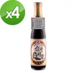 【瑞春醬油】台灣好醬黑豆醬油X4入(420ML/瓶)