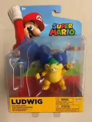 Super Mario Brothers 4" Action Figure Koopa Kid Ludwig (Nintendo NES)