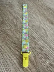 Dummy Clip | Pacifier Chain | Soother Holder | Yellow Easter Eggs