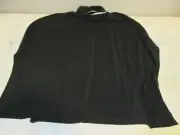 PEACH LOVE WOMENS PONCHO TOP SIZE S OVERSIZED TURTLENECK NWT