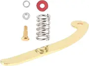 Kisangel Replacement Whammy Bar Bridge Tailpiece for Golden Electric Guitar Accessory with Spring and Screw for Tremolo Bridge Parts present for Musicians