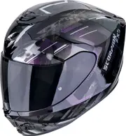 Scorpion EXO-391 Clutter, full face helmet , color: Black/Silver/Purple/Green , size: XS