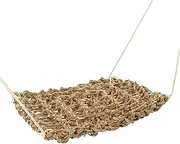 HOUDERCO Crab Lizard Hammock Natural Seagrass Hanging Bed for Reptiles Easy to Clean and Durable Swing for Crabs and Lizards