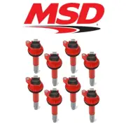 MSD (8) Red Blaster Ignition Coils For 2016-2020 Ford Mustang GT350/GT350R/GT500 (for: Ford)