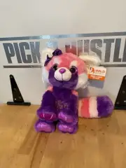 Wild Republic Sweet & Sassy Red Panda 9" Plush Stuffed Animal Pink Purple LEMUR