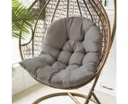 Hanging Egg Chair Cushion Sofa Swing Chair Seat Relax Cushion Padded Pad Covers - Light Grey