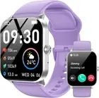 Android IOS Smart Fitness Watch Purple Bluetooth calling, heart rate, sleep