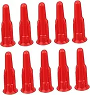 FOYTOKI 20Pcs Durable Caulking Nozzles with Resealable Caps Sealant Tools for Mess Application and Prolonged Shelf Life