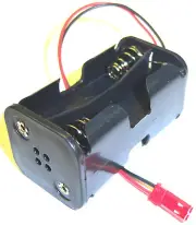 Receiver Bat BEC Battery Pack Case Box 4 x AAs Nitro RC