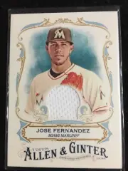 2016 Allen & Ginter Jose FernandezGame Used Nelson Cruz FSRA-JF