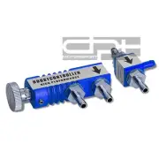 UNIVERSAL MANUAL ADJUSTABLE BLUE TURBO CHARGER BOOST CONTROLLER 30 PSI BYPASS