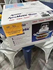 Vintage Aroma Aeromatic Oven AST-850 Turbo W/ Accessories New in Box Fryer Grill