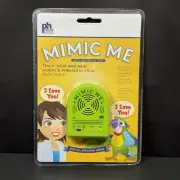 Mimic Me Bird Voice-Recording Device - Enhance Learning & Bonding (Small Green)