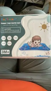 Infinno Inflatable Tummy Time Mat Premium Baby Water Play Mat Infants, Toddlers