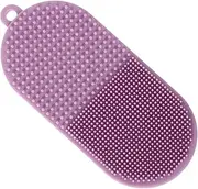 BELLIFFY Manual Facial Brush Fine Silicone Head Travel Face Brush Tool for Thorough Cleansing