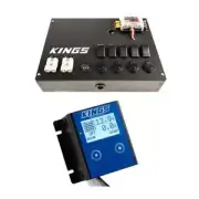 Adventure Kings 12V Battery Monitor LCD Display + 12V Control Box two USB socket