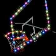 LED Basketball Hoop Light Set Basketball Rim Backboard Light Remote Control