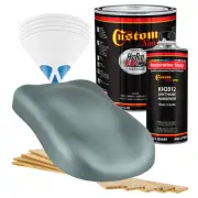 HOT ROD FLATZ Steel Gray Metallic Gallon Kit URETHANE Flat Auto Car Paint Kit