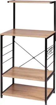 Microwave Oven Stand 4-Tier Kitchen Utility Storage Shelf Organizers Standing Ba