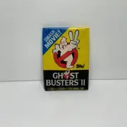 Vintage 1989 Ghost Busters II Topps Trading Cards Gum Unopened Wax Pack