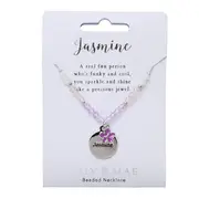 Beaded Necklace - Jasmine