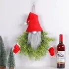 Long Hat Christmas Santa Garland Luminous Faceless Doll Hanging Ornament Porch