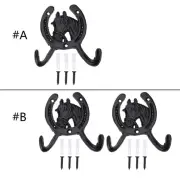 Decorative Iron Horseshoe Wall Hook Clothes Hook Clothes Hanger for Children