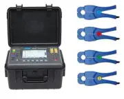 Power Quality Meter 3-Phase 4-Wire Power Quality Analyzer with Range 0.10A-100A