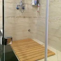 在飛比找樂天市場購物網優惠-防水防滑浴室踏板(A材90x60x2.4cm)/浴室地板/陽