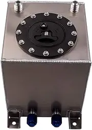 maXpeedingrods Universal 2.5 Gallon 10L Fuel Cell Tank with Fuel Sender Lightweight Fuel Container Aluminum