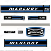 Fits Mercury 1972 140HP Outboard Engine Decals