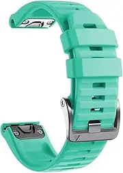 [ISOUDE] 26 22mm Silicone Quick Release Watchband Strap For Garmin Fenix 7 7X 6 6X Pro 5 5XPlus 3HR 935 Watch Easyfit Wrist Band Bracelet