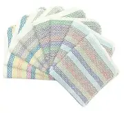 Cleaning Rags Tidy Cotton Dish Cloths Dish Rags Cleaning Cloth, 8 Multi Colors