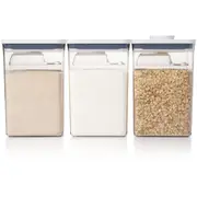 6pc Oxo Good Grips Pop 2.0 Bulk Storage Set w/ Lid Kitchen/Pantry Container CLR