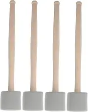 Yardwe 2Pairs Bass Drum Mallets Durable Percussion Instrument Sticks for Snare and Bass Drums Ergonomic Design Comfortable Grip for Musicians and Bands
